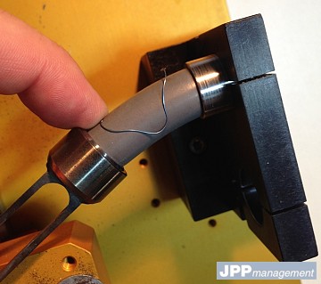 Banc de test simulation implantation sur veine silicone