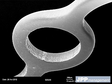 Contrôle aspect implant alliage à mémoire de forme